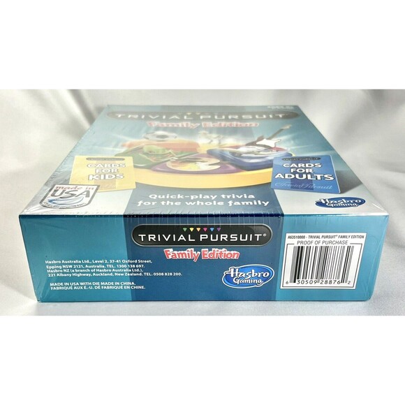 Trivial Pursuit Family Edition Board Game Trivia Quick Play Version 2013 Hasbro - Picture 8 of 11